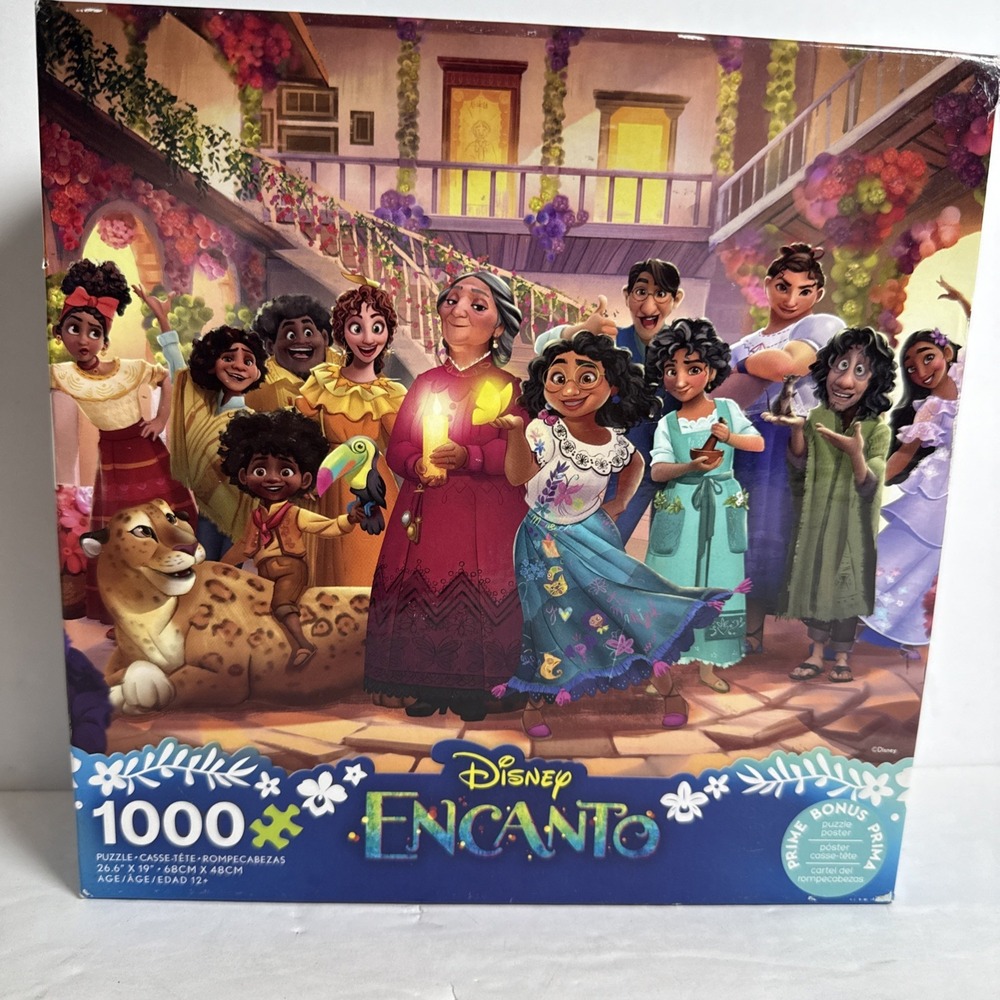 DISNEY'S ENCANTO FAMILY PORTRAIT‎ 1000 Piece Puzzle Sweet & Enchanting!